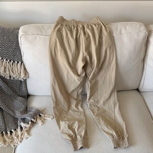 Lululemon tan sun setter joggers